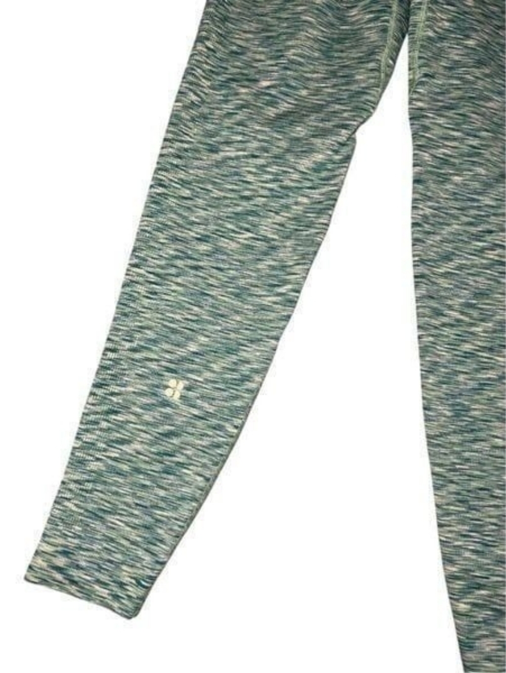 Sweaty Betty London Base Layer Space Dye High Rise Legging - Terrain Green - Picture 3 of 8